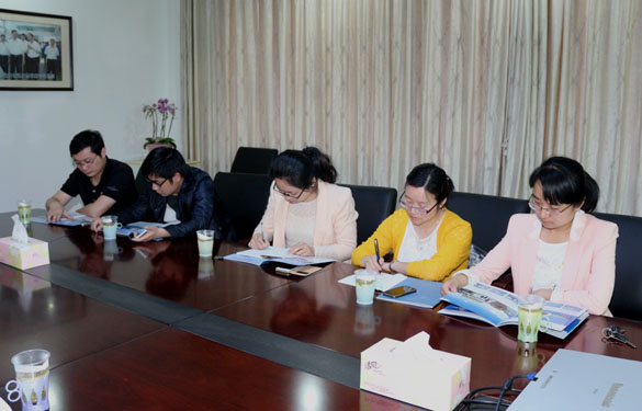 2015年5月5日，溧陽市教育局地理教研室老師來上上電纜調研